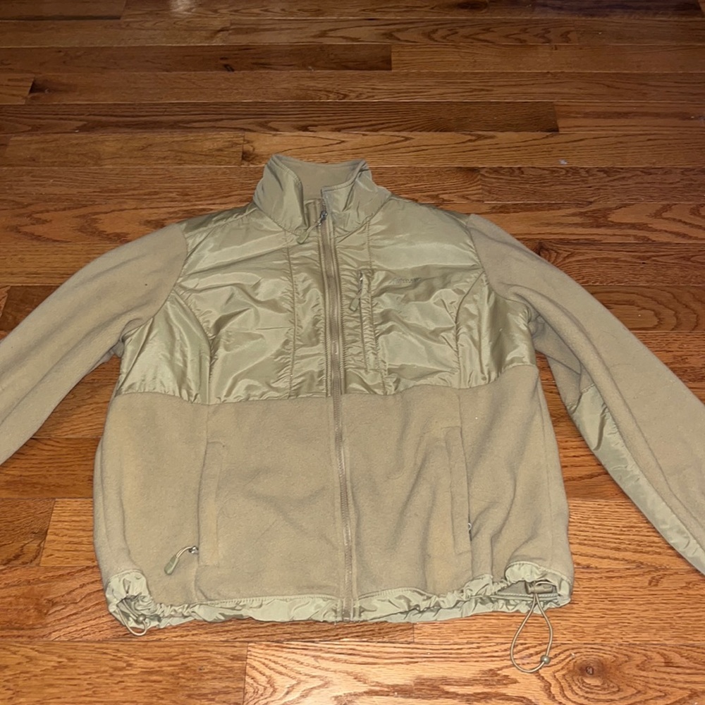 Calvin Klein full zip Fleece & Nylon Trim Jacket performance fleece size L